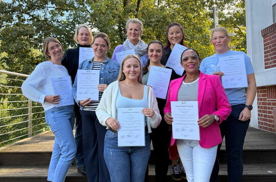 Abschluss der Weiterbildung zum Sektoralen Heikpraktiker für Podologie. Die Teilnehmenden der Weiterbildung zum Sektoralen Heikpraktiker für Podologie.
